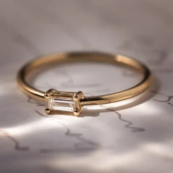 Anillo Baguette Diamante
