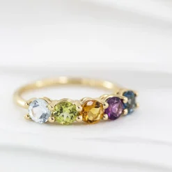 Anillo Cinquillo colores