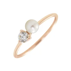 Anillo Dúo perla