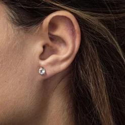 Pendientes Botón Perla (desmontables)