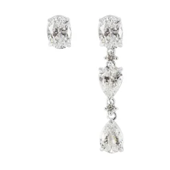 Pendientes Rabat Topacio Blanco