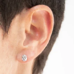 Pendientes Rabat Topacio Blanco