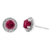 Pendientes Rosetón Diamantes