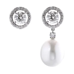 Pendientes Rosetones Boda (desmontables)