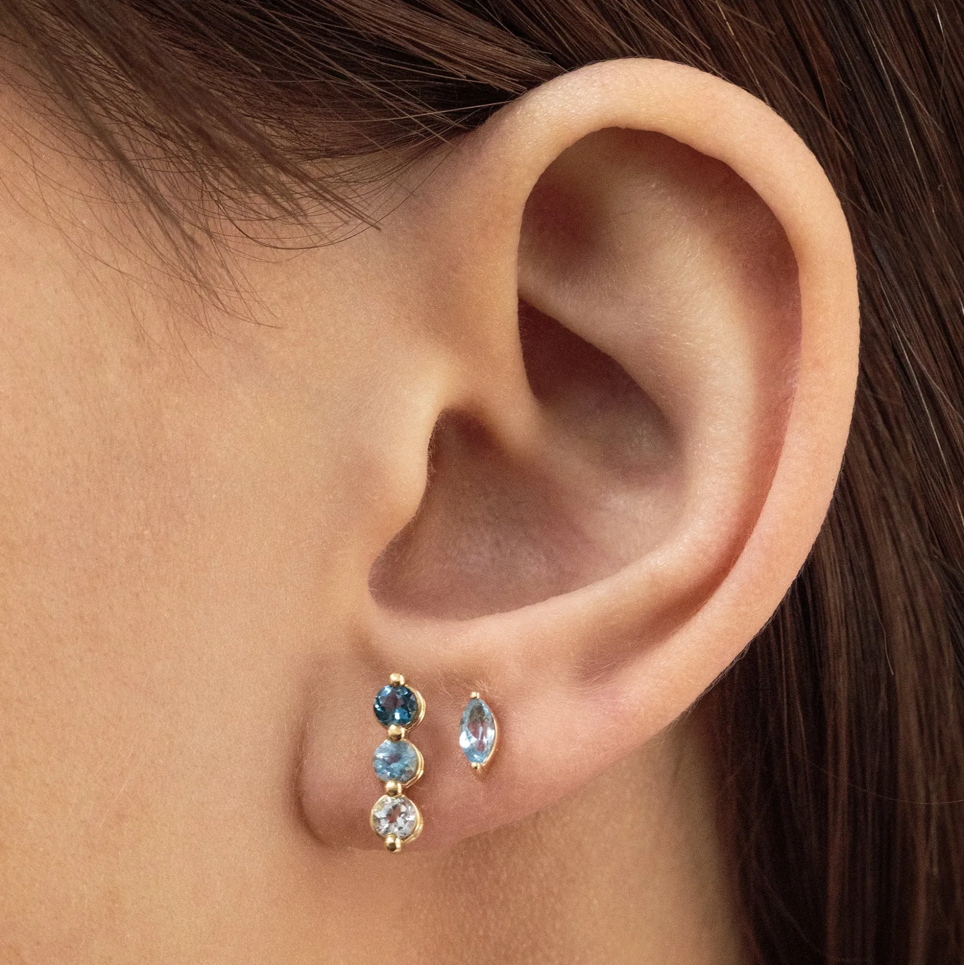 Pendientes Tricolor
