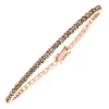 Riviere oro rosa Diamante Brown Personalizada
