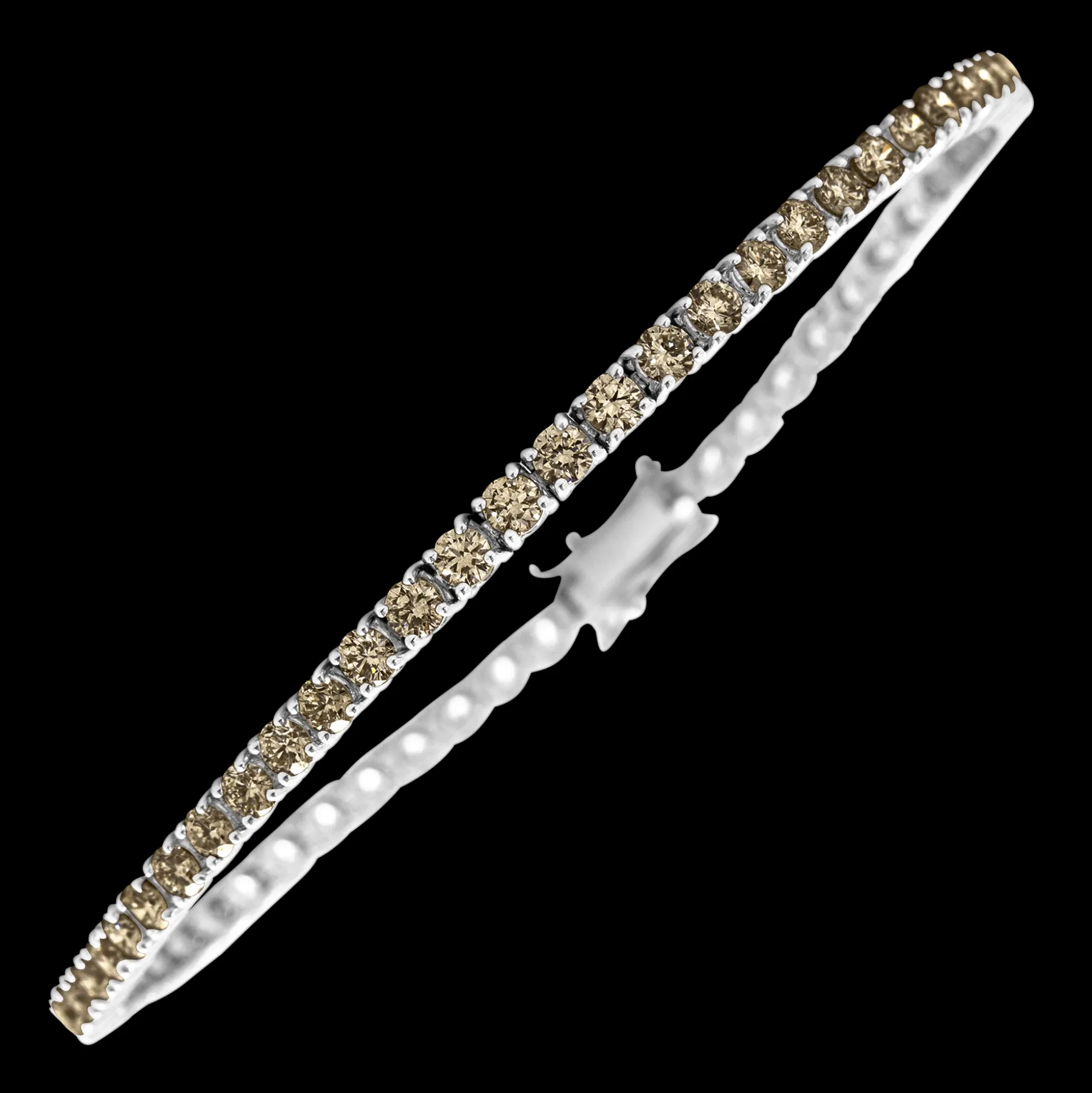 Riviere oro rosa Diamante Brown Personalizada